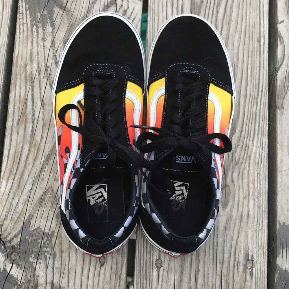 Vans checker-flame
